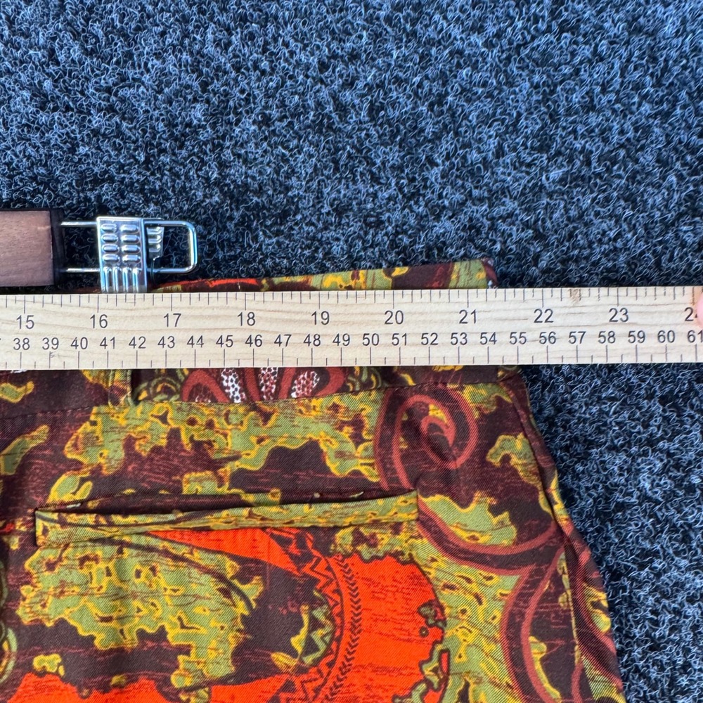 Ashley Stewart Tribal Meda Paisley Ankle Pants Plus Size‎ 24 Guacamole Green New - Picture 5 of 7